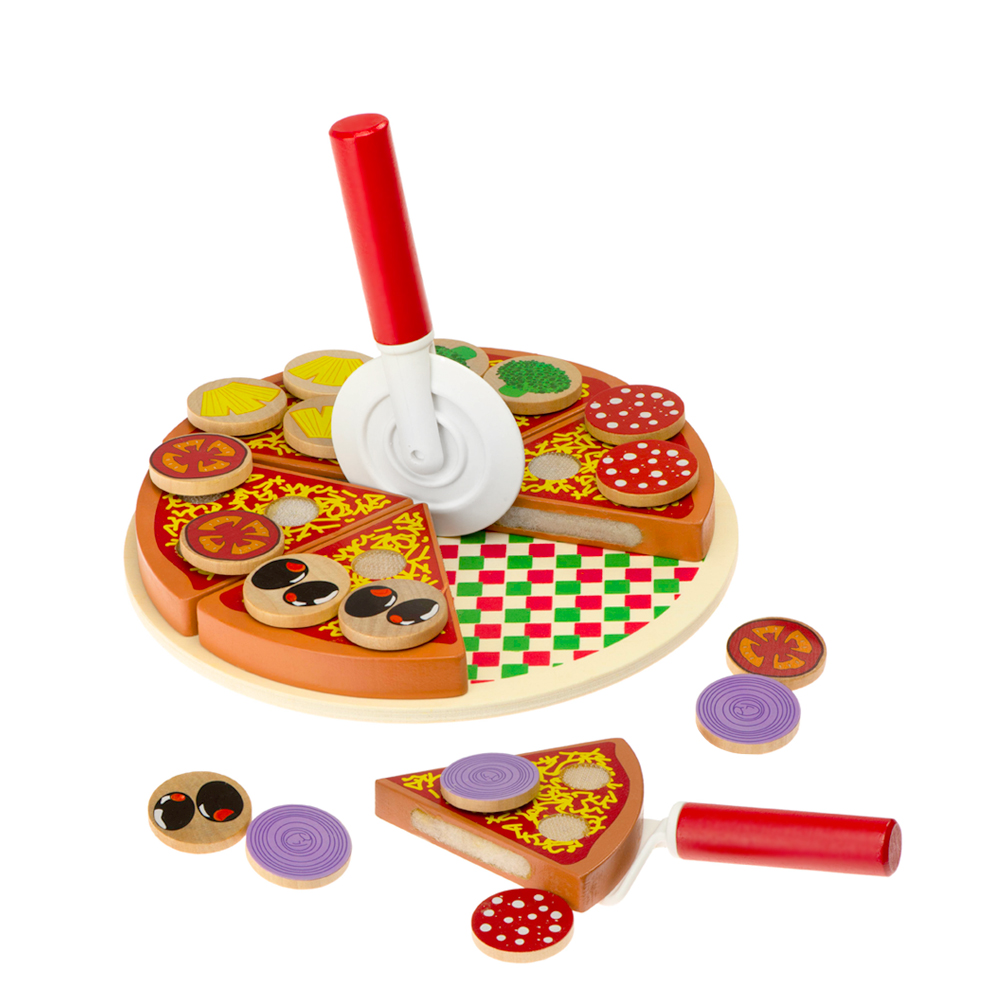 Zestaw drewniany włoska pizza